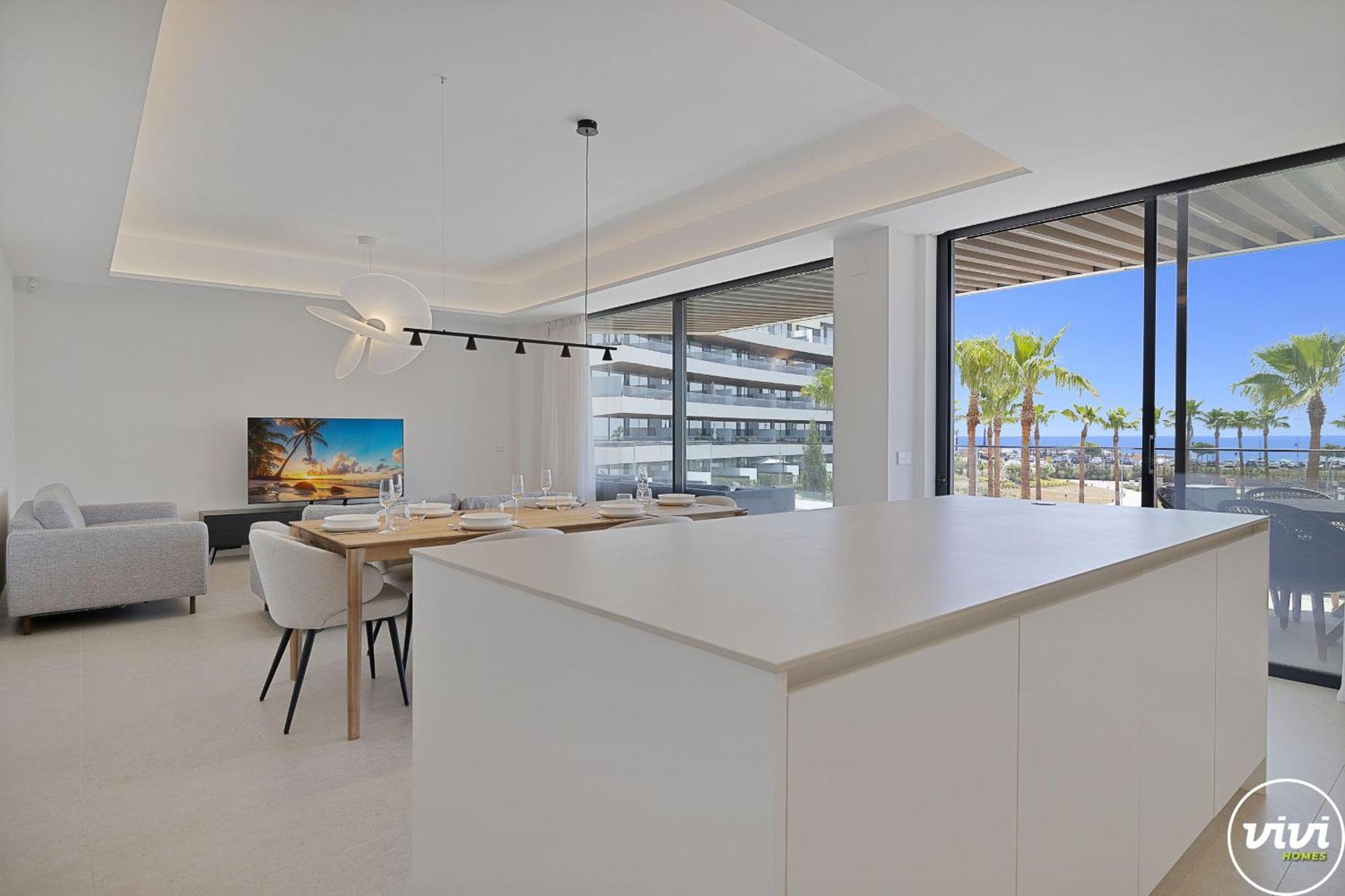 Vivi Homes - Aura Pool, Sauna, Spa, Gym & Sea View Appartamento
